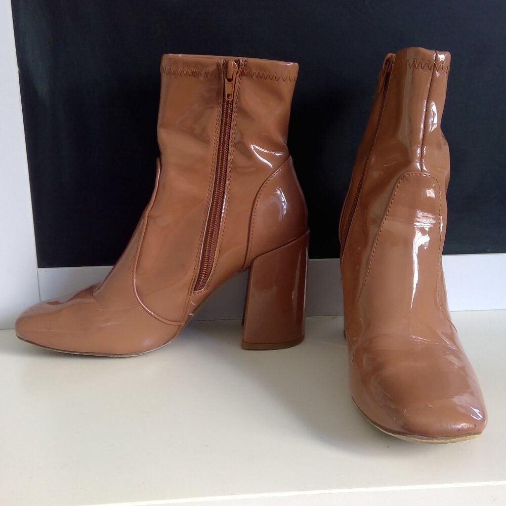 Madden Girl: Ankle 3inch light brown booties 4 for $25